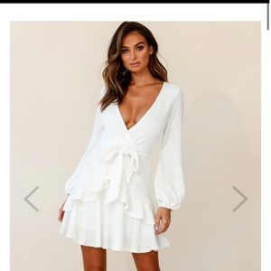 White Selfie Leslie Dress